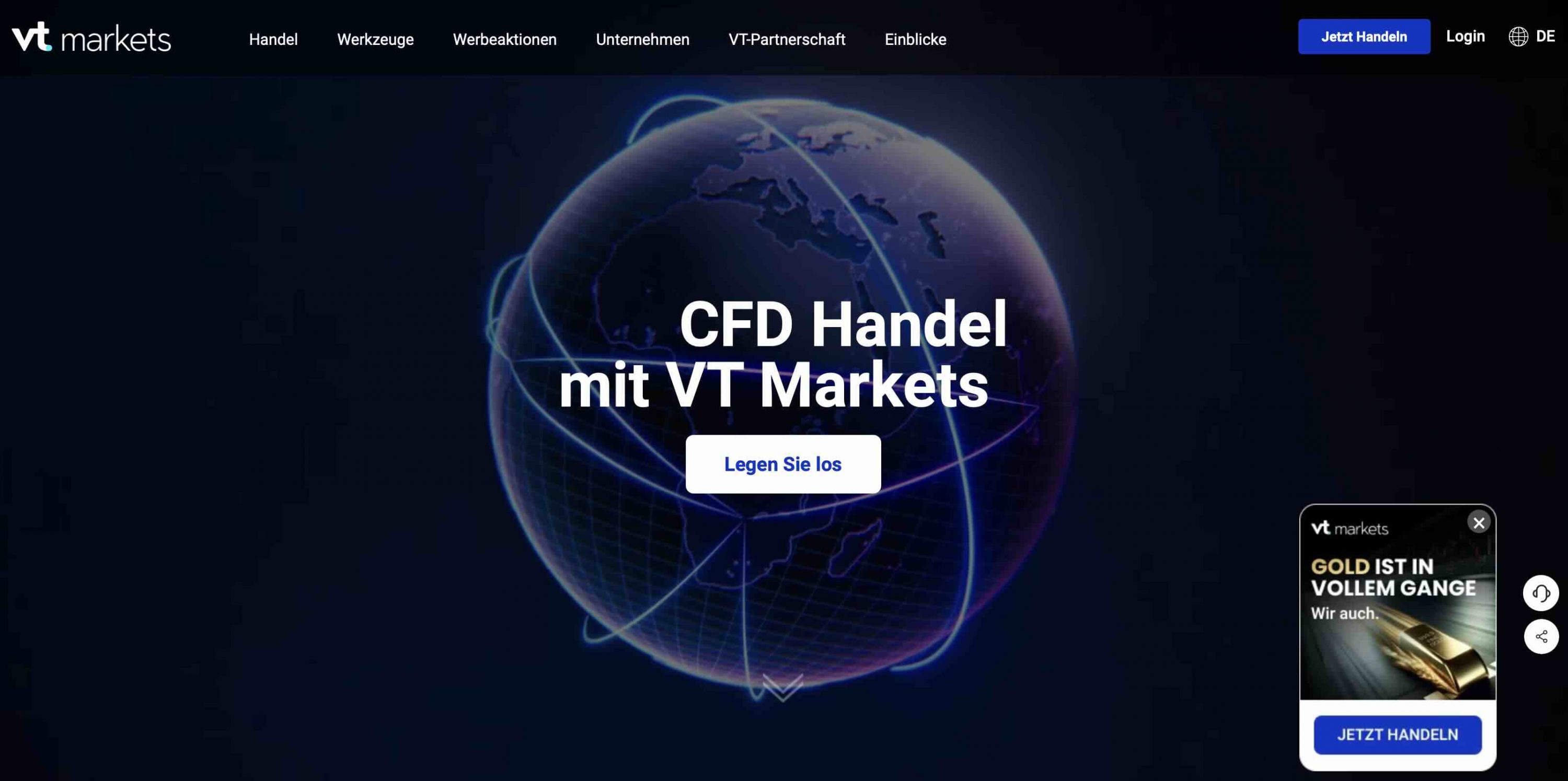 VT Markets Startseite