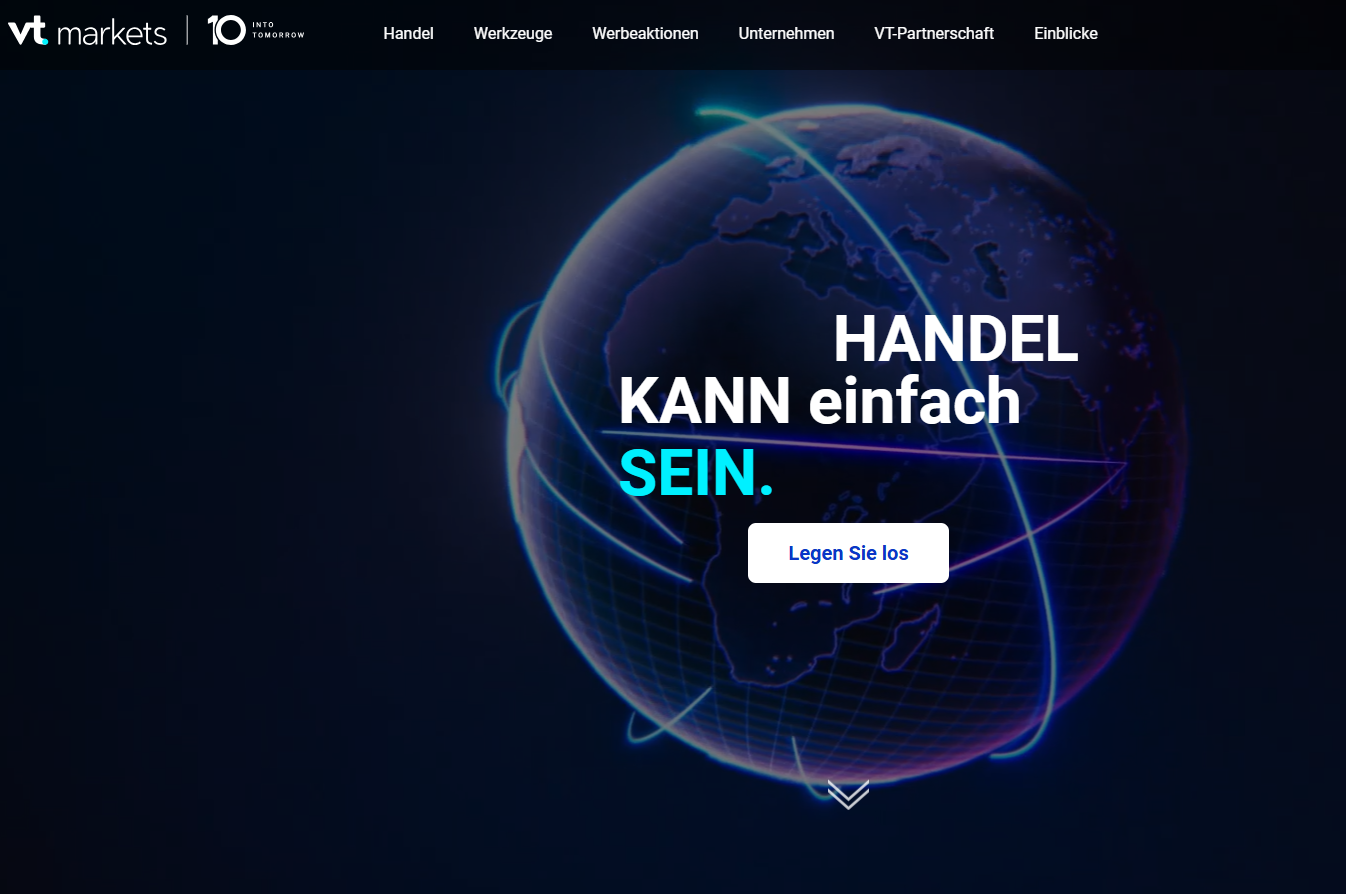 VT-Markets Website Screenshot