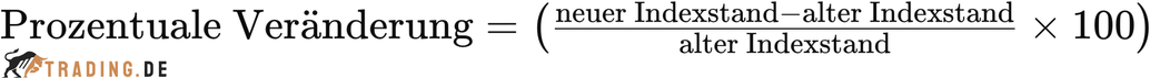 Verbraucherpreisindex prozentuale Veränderung Formel