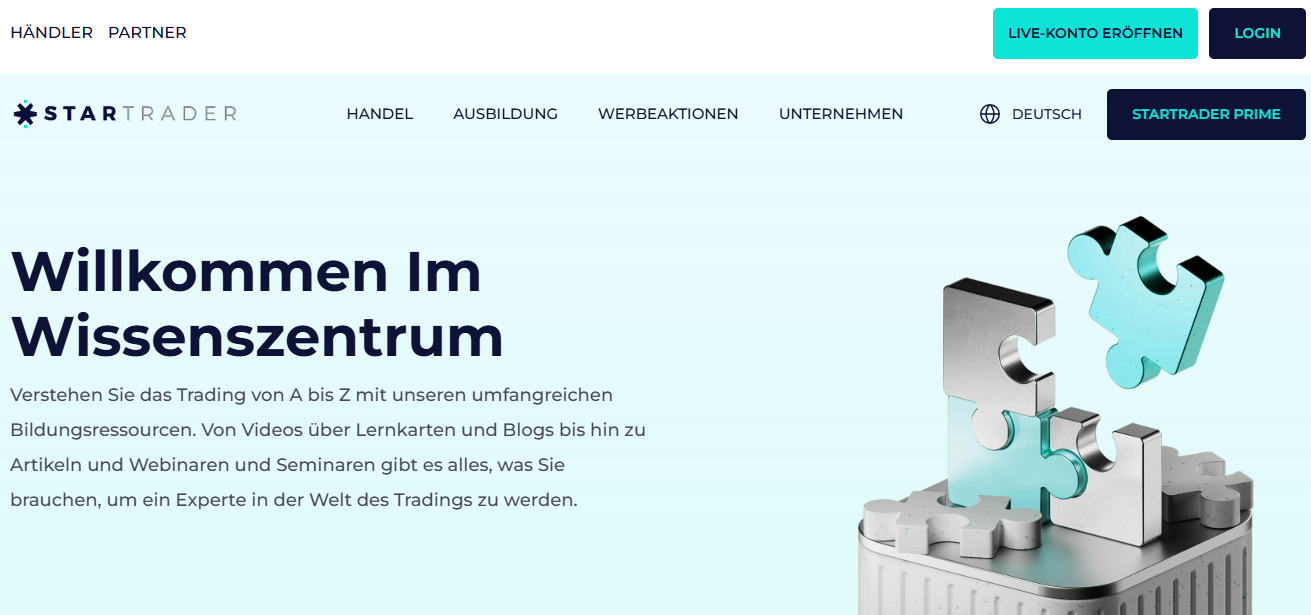 Wissenszentrum von Startrader