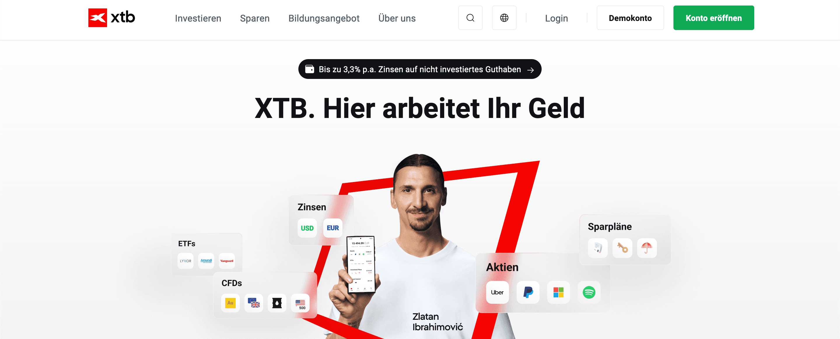 XTB Webseite