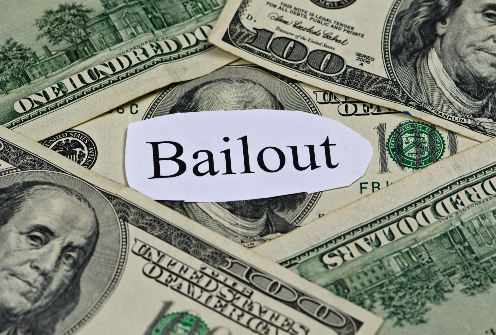 bailout symbolbild