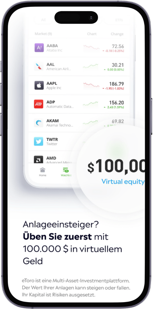 etoro app (ios)