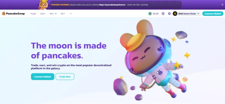 Dezentrale Exchange (DEX) Pancake Swap