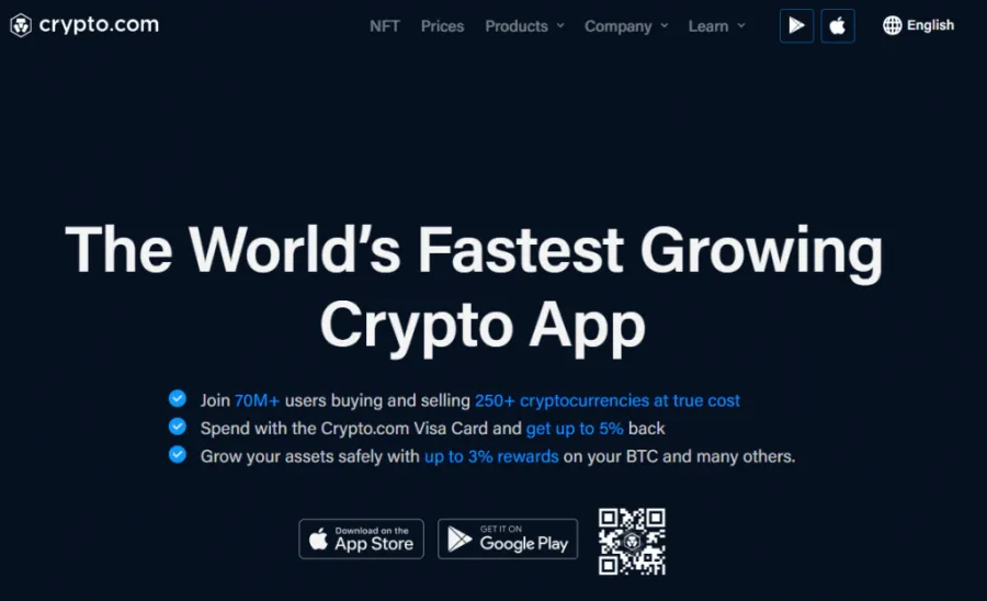 Crypto.com - Eine bekannte Krypto Trading Plattform