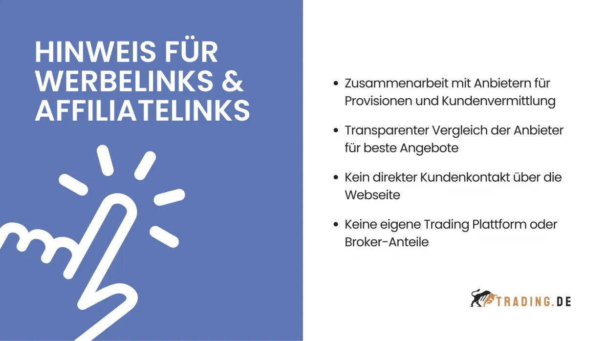 Hinweis für Werbelinks und Affiliatelinks