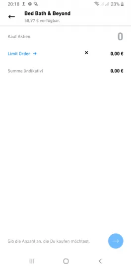 Trade Republic Order Schritt 2