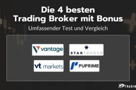 Die 4 besten Broker mit Trading Bonus
