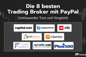 Die 8 besten Broker mit PayPal als Zahlungsmethode