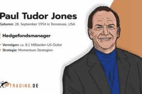 Paul Tudor Jones Hedgefondsmanager aus Tennessee mit 8,1 Milliarden US-Dollar Vermögen und Fokus auf Momentum-Strategien
