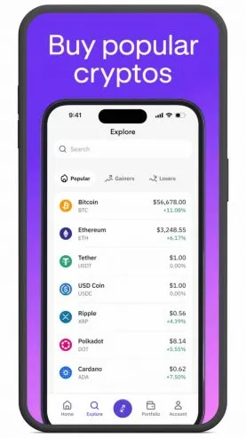 Kraken App Krypto kaufen