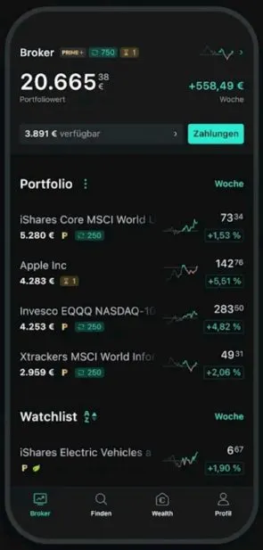 Scalable Capital Plattform App