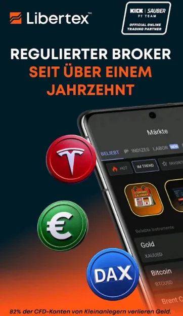 Beliebte Libertex Trading App mit 300 CFDs