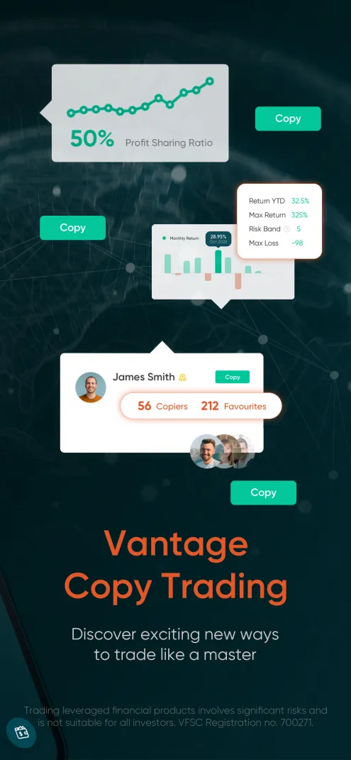 Vantage Markets Copy Trading App