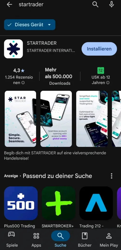 StarTrader Forex Handel