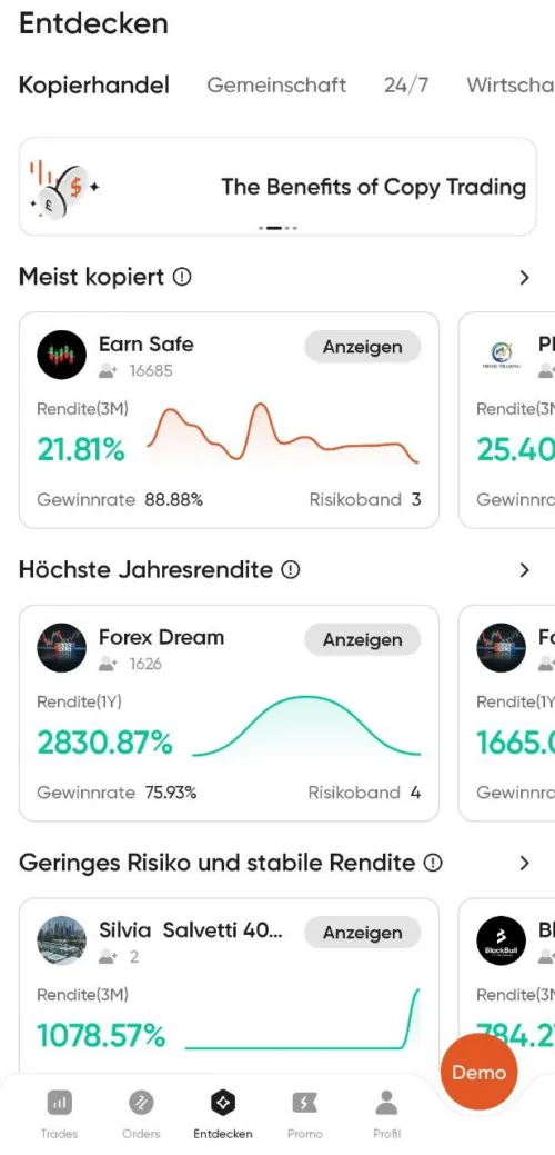 Trading App Vantage Markets