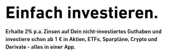 Trade Republic Traden fuer 1 Euro