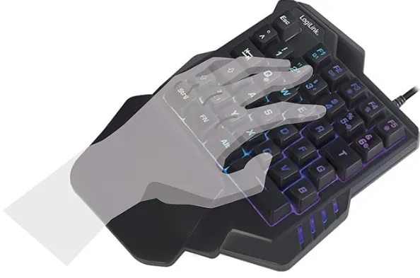 LogiLink Tastatur für Trading mit einer Hand