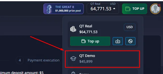 Pocket Option Demokonto