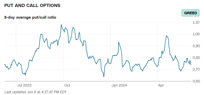 Put und Call Optionen beim Fear and Greed Index