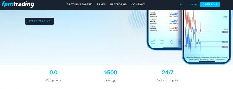 FPM Trading bietet einen hohen Hebel