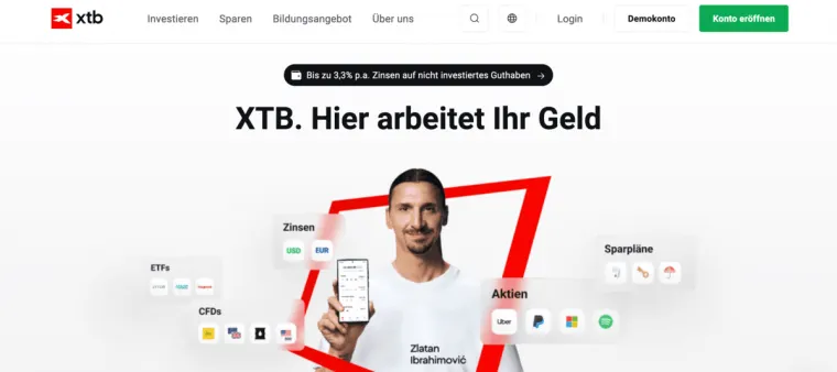 XTB Homepage
