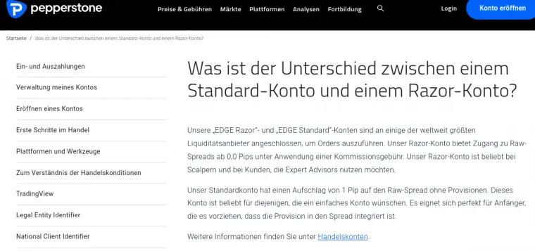 Kontoarten beim Broker