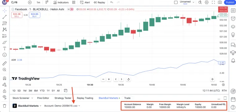 Blackbull Markets CFD Demokonto Facebook Trading