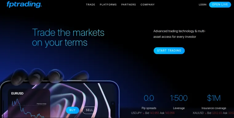 FP Trading Homepage
