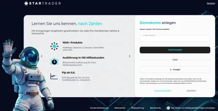 Demo Trading StarTrader
