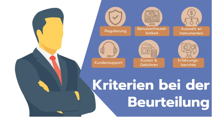 Kriterien bei der Beurteilung von Brokern