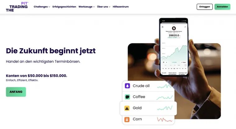 The Trading Pit Futures Prop Trading Firma