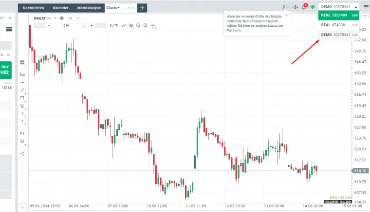 Daytrading Demokonto bei XTB