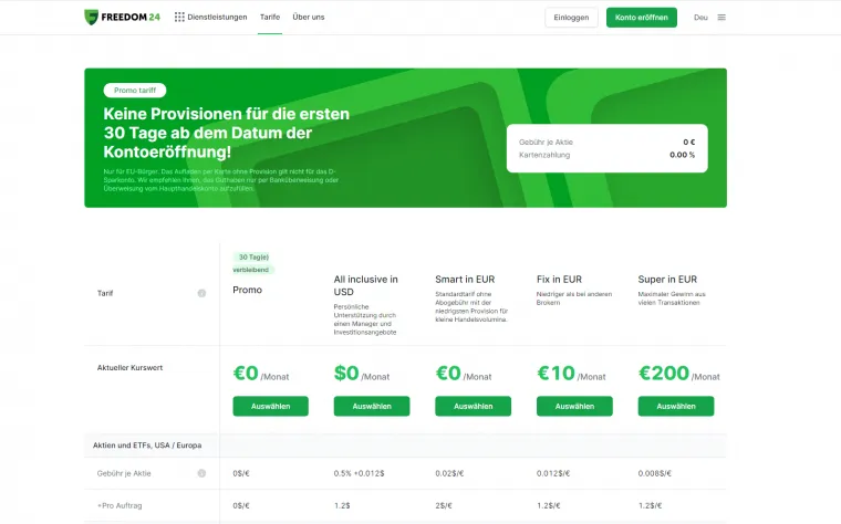 DIscount Broker Freedom24