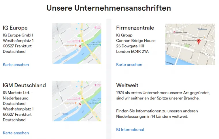 IG Deutschland Niederlassung