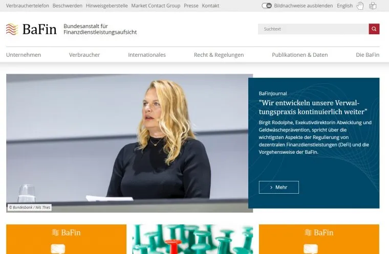 BaFin Website