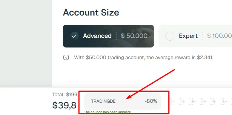 IQ Capital Promo Code von Trading.de