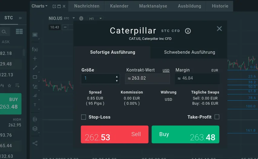 Margin Trading bei XTB
