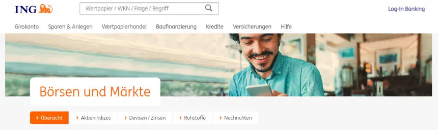 ING Diba Börsen und Märkte