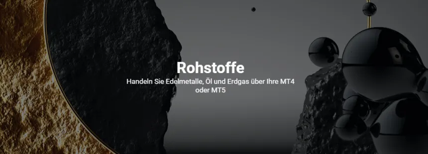 Tickmill Rohstoffe handeln