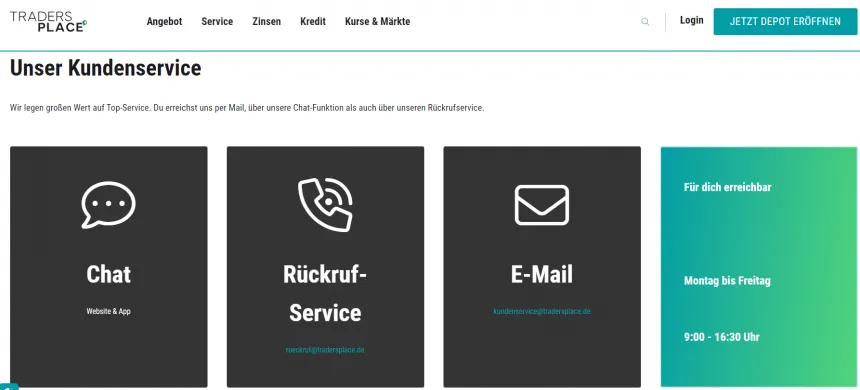 Traders Place Support