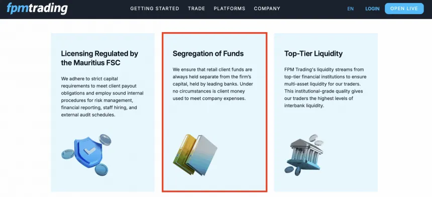 FPM Trading Sicherheitsmechanismen