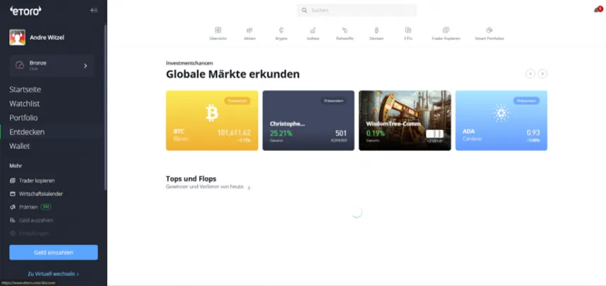 eToro Angebot