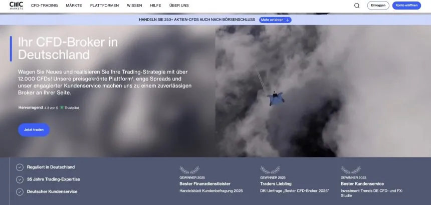 CMC Markets Startseite