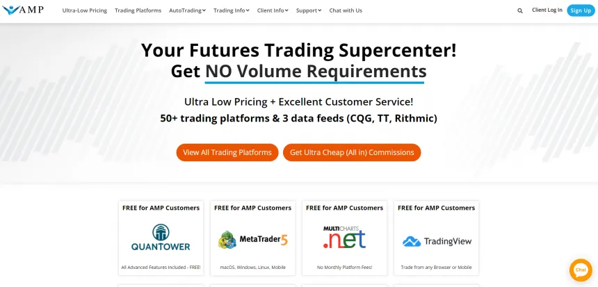 AMP Webseite Screenshot