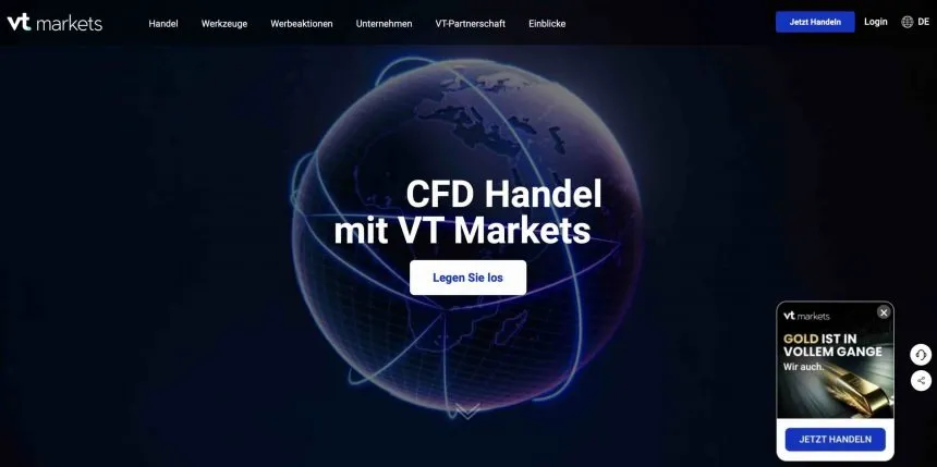 VT Markets Startseite