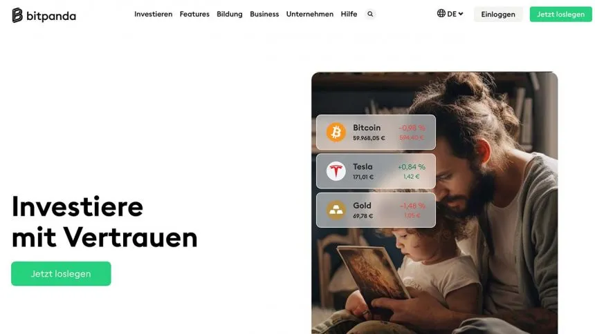 Bitpanda Startseite