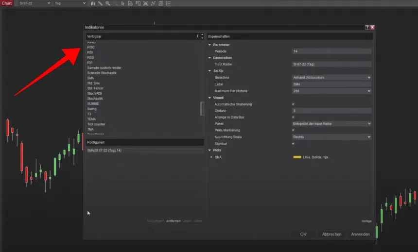 NinjaTrader - Indikatoren