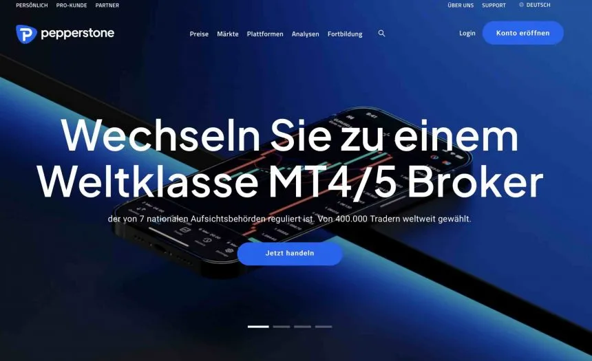 Pepperstone als cTrader Partner