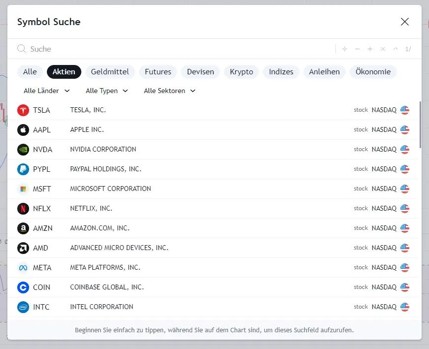 Basisinstrument auswählen